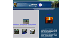 Desktop Screenshot of metalurgia.uadec.mx