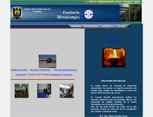 Tablet Screenshot of metalurgia.uadec.mx