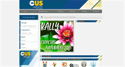 Desktop Screenshot of cus.uadec.mx