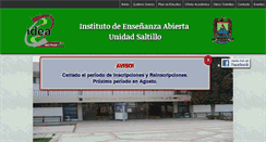 Desktop Screenshot of ideasal.uadec.mx