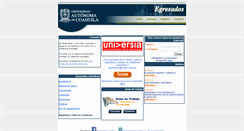 Desktop Screenshot of egresados.uadec.mx